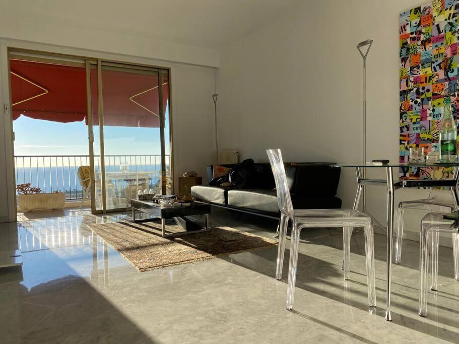 2-Room 60 M², Panoramic View, 2 Balconies, 50M Pool Cagnes-sur-Mer Ngoại thất bức ảnh